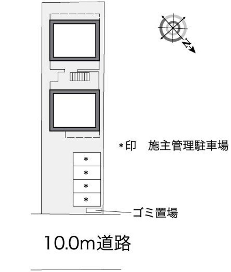 レオパレス葵 配置図