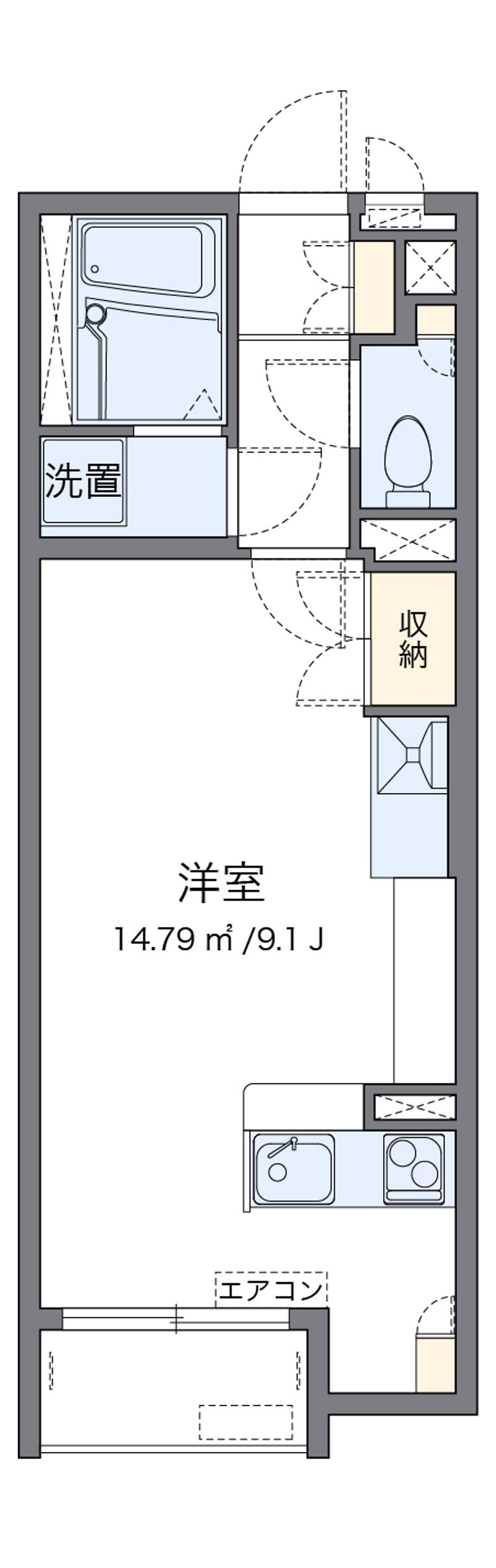 レオネクスト２７Ｗｉｎｇ 間取図