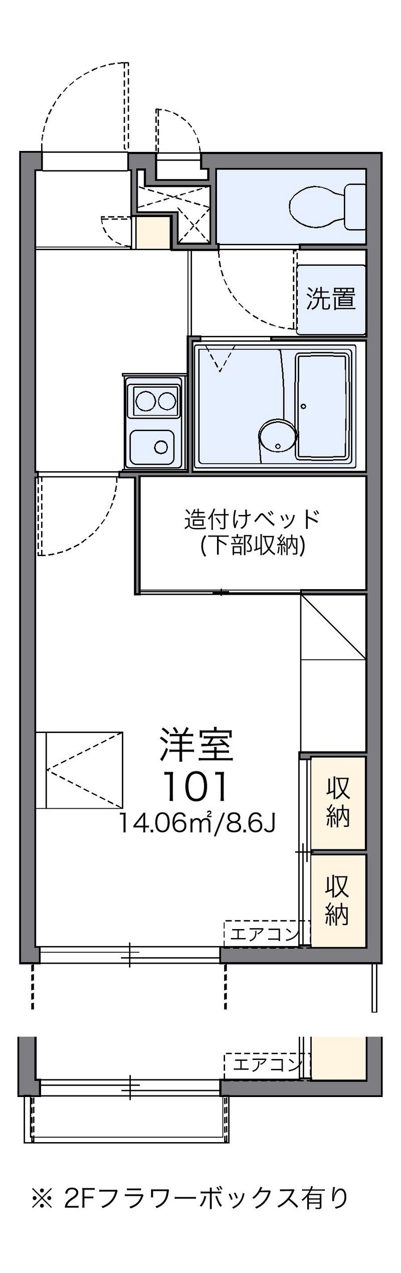 レオパレスＨＯＰＥ 間取図