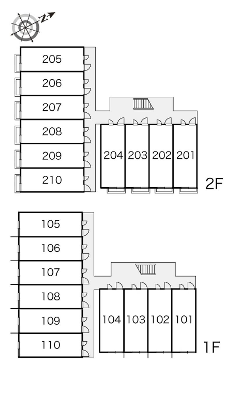 レオパレスプランセル南陽 間取り配置図