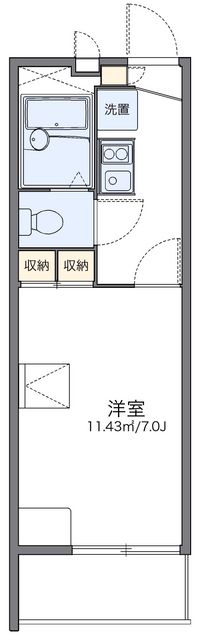 レオパレスエスペランサ 間取り図