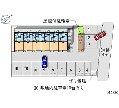 14280 Monthly parking lot