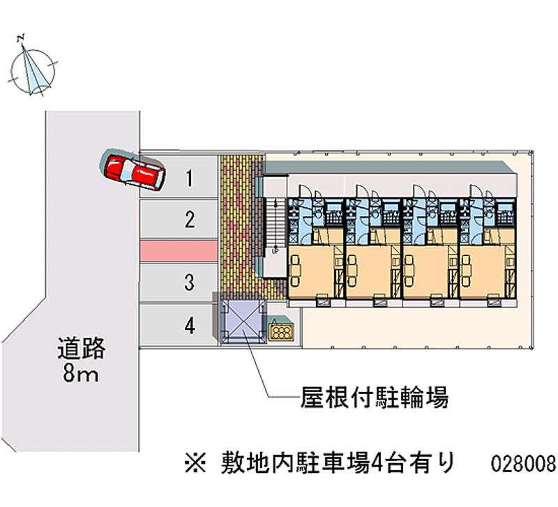 レオパレスクボタ 月極駐車場