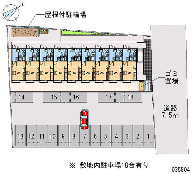 35804 Monthly parking lot