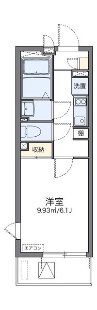 レオネクストラ　メイジュ天神橋 間取り図