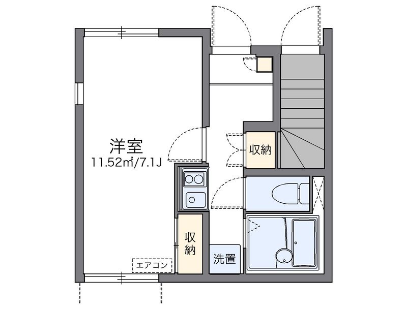 レオネクストサニーリーフ 間取図