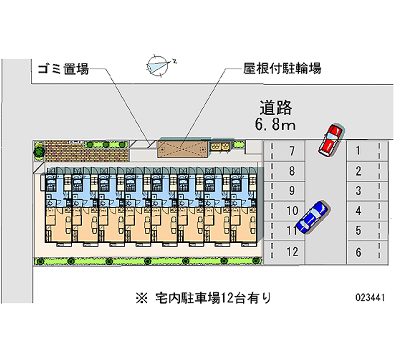 レオパレスフリーデン 月極駐車場