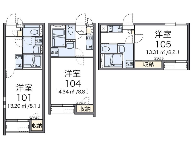 クレイノエトワールⅡ 間取図