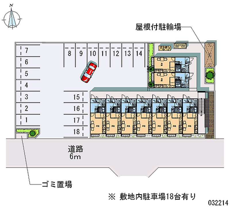 レオパレス清水 月極駐車場