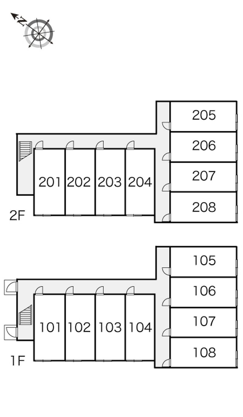 レオパレスリブラ 間取配置図