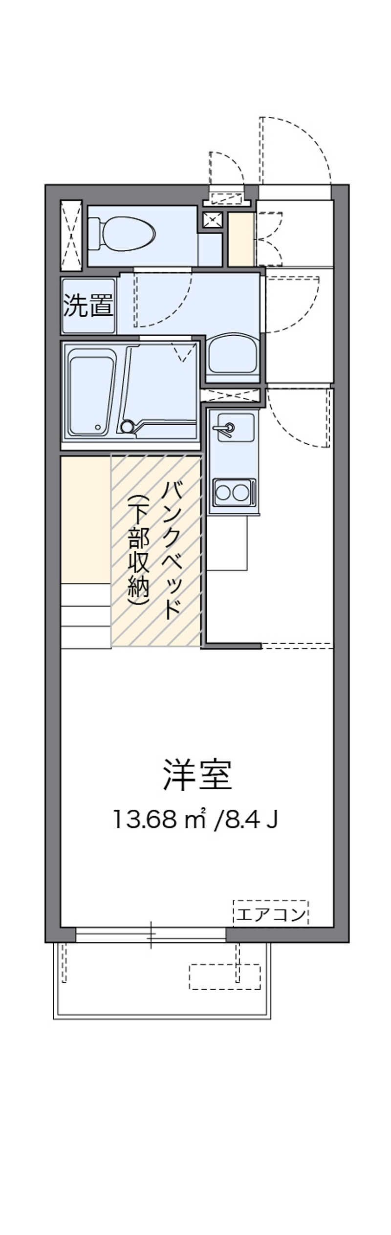 ミランダメルベーユ高坂 間取図