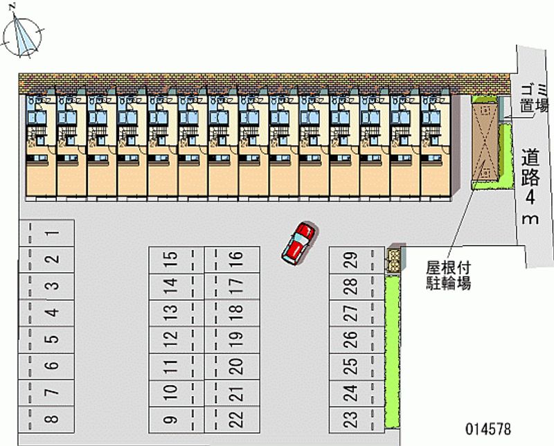 レオパレス今川 月極駐車場