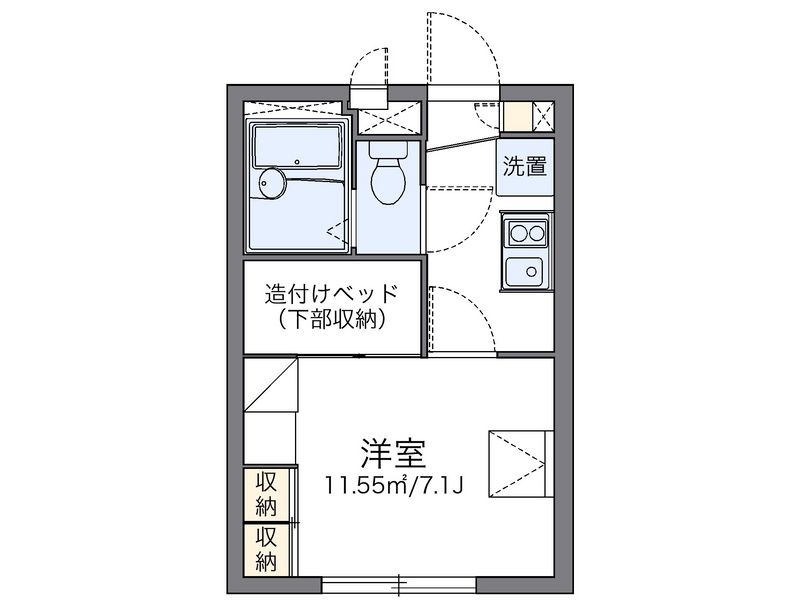 レオパレス松尾 間取り