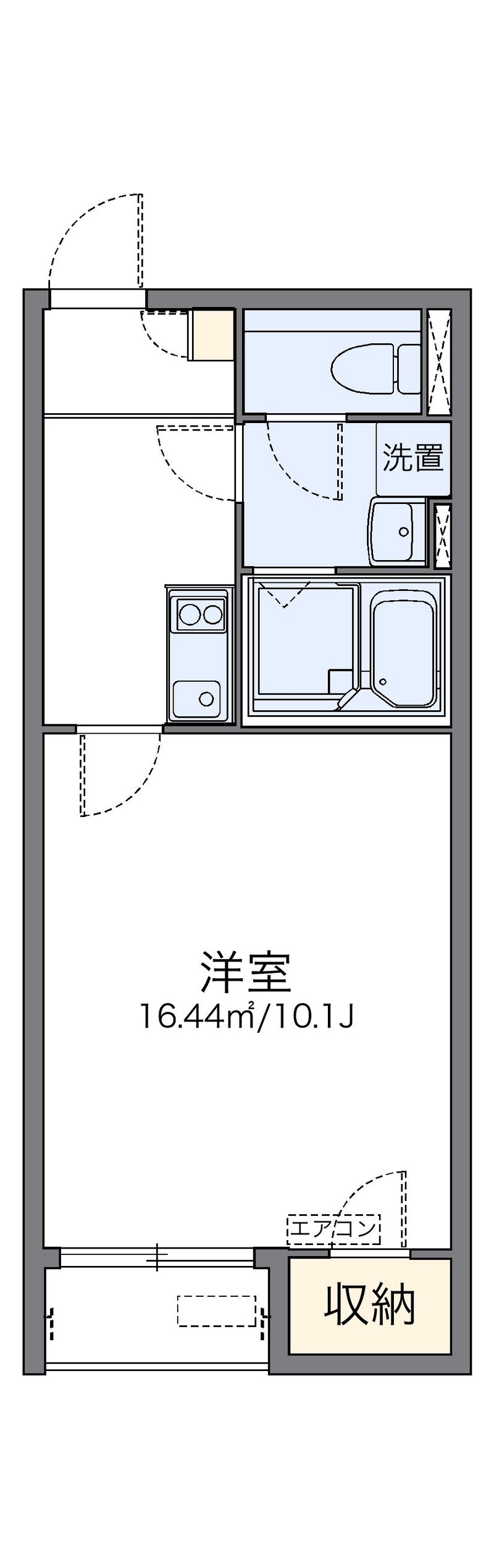 レオネクストパピヨンＣ 間取図