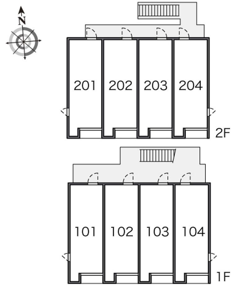 レオネクストファルコン２１ 間取り配置図