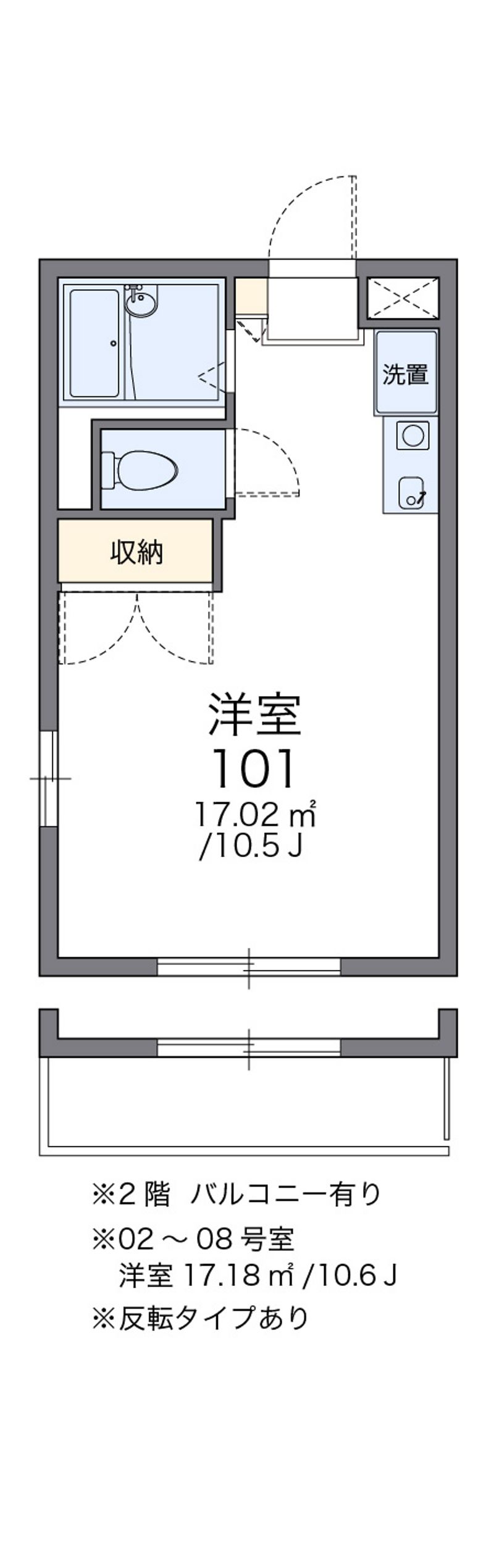 レオパレスＳｏｕｔｈ　Ｆｏｒｅｓｔ 間取図