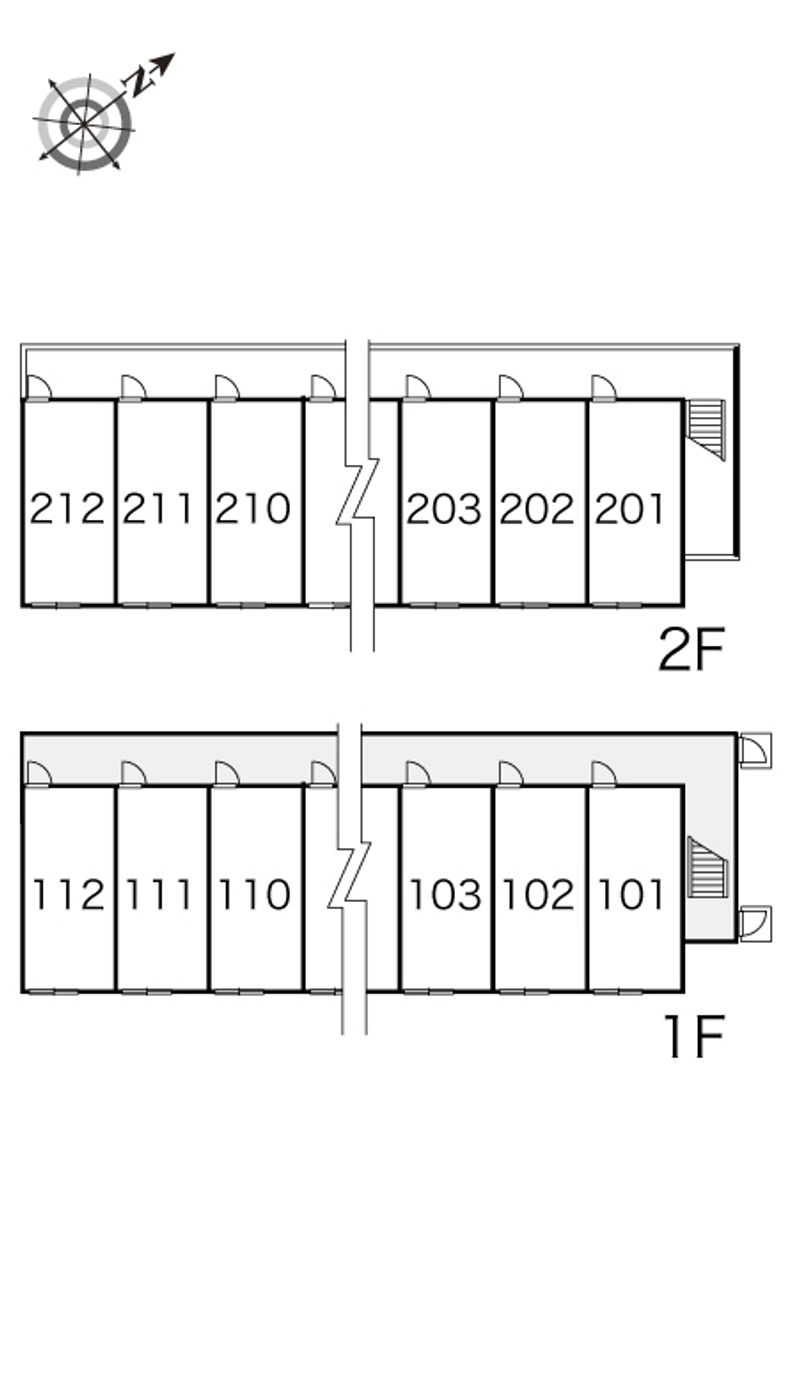 レオパレスダ　ヴィンチ 間取配置図