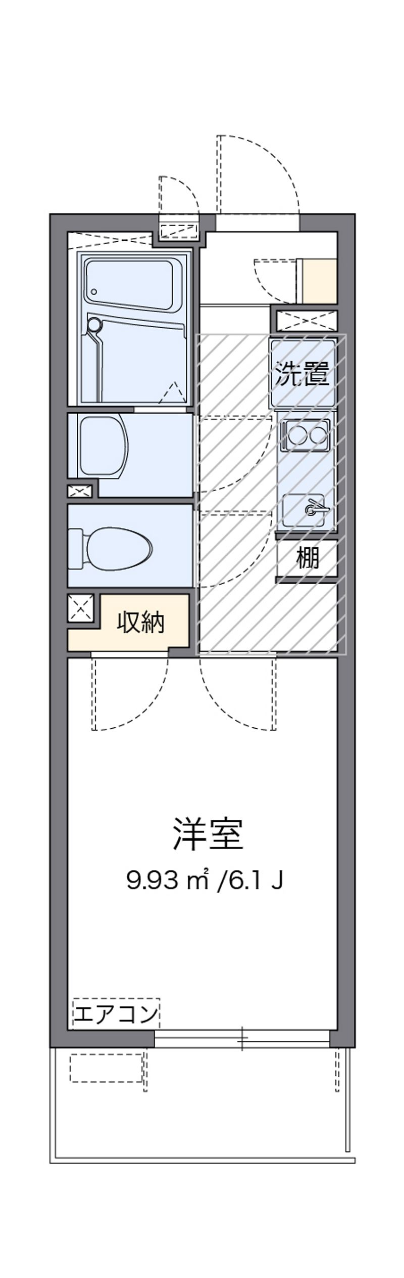レオネクスト北斗Ⅳ 間取り