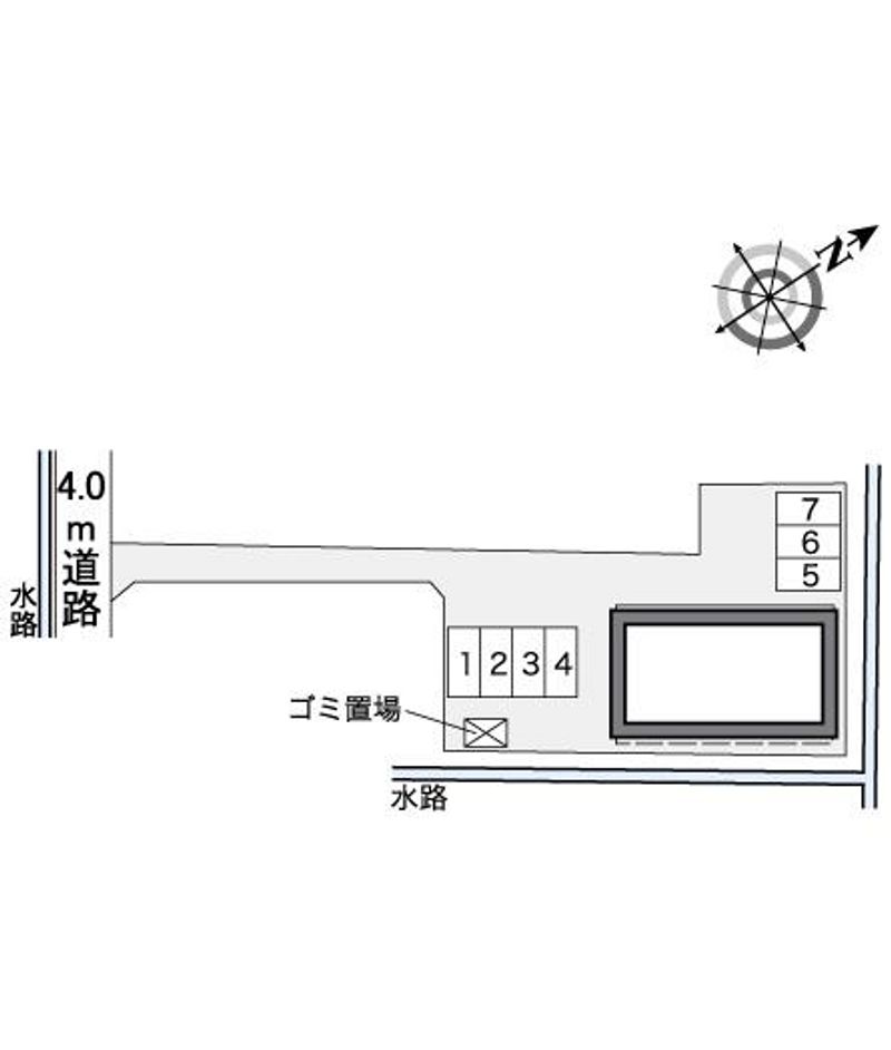 レオパレス満望 駐車場