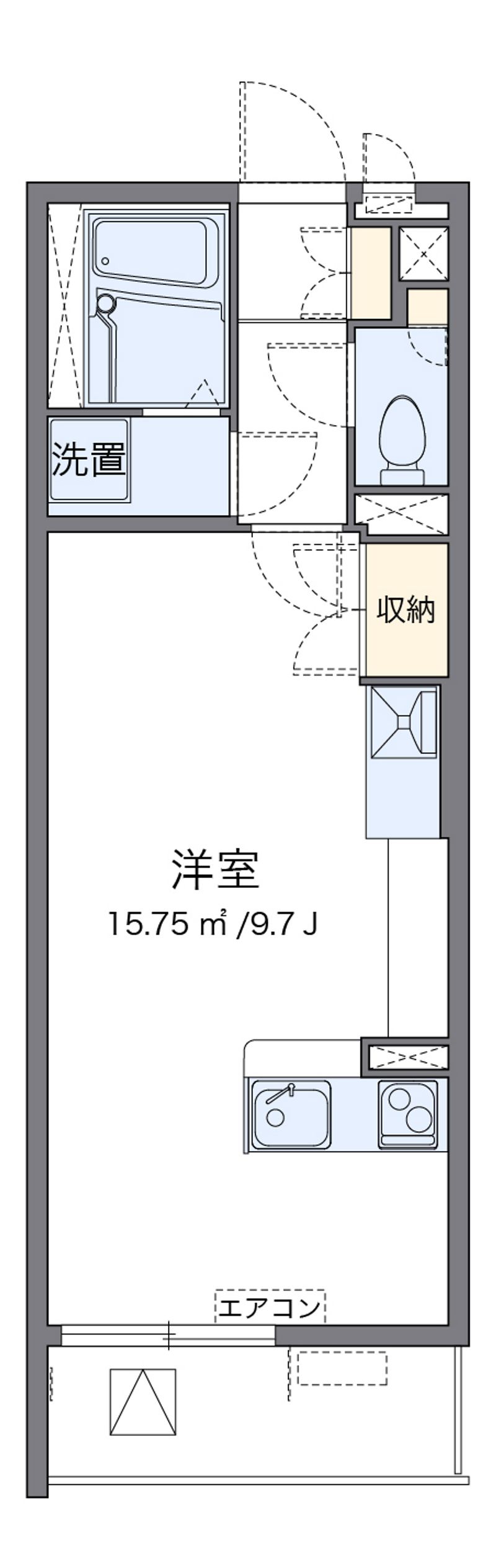 ミランダグラン　ルミエール 間取図