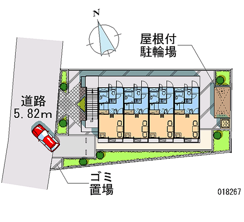 レオパレスＴＡＫＡＨＡＳＨＩ 区画図