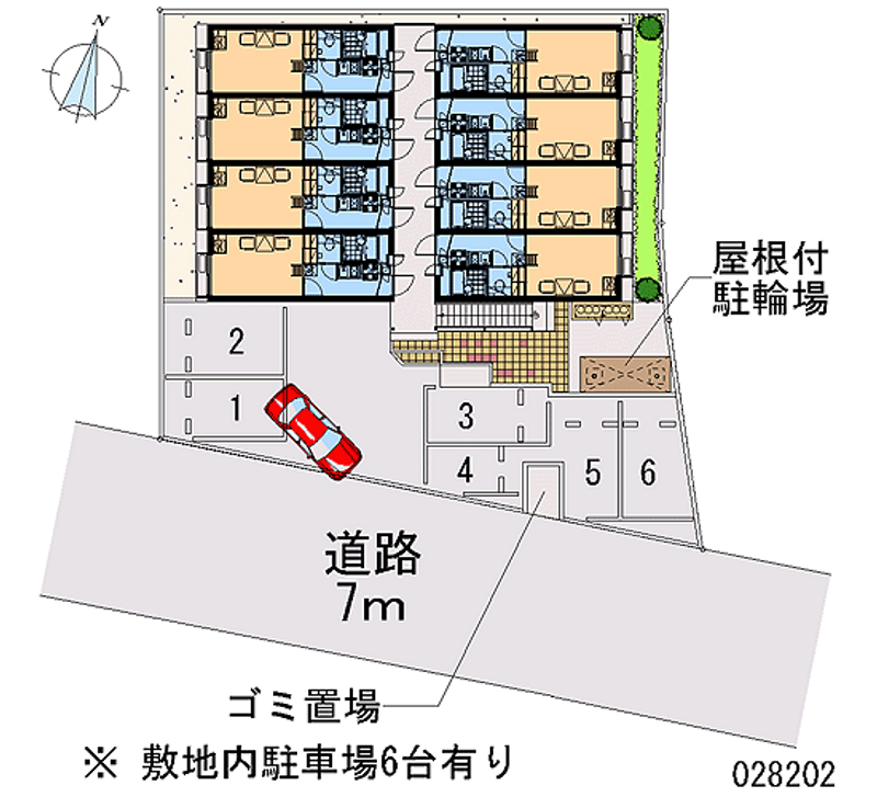 レオパレス飛鳥 月極駐車場