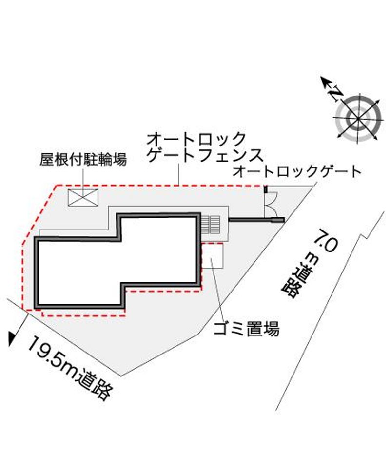 レオパレスアローステージ 配置図