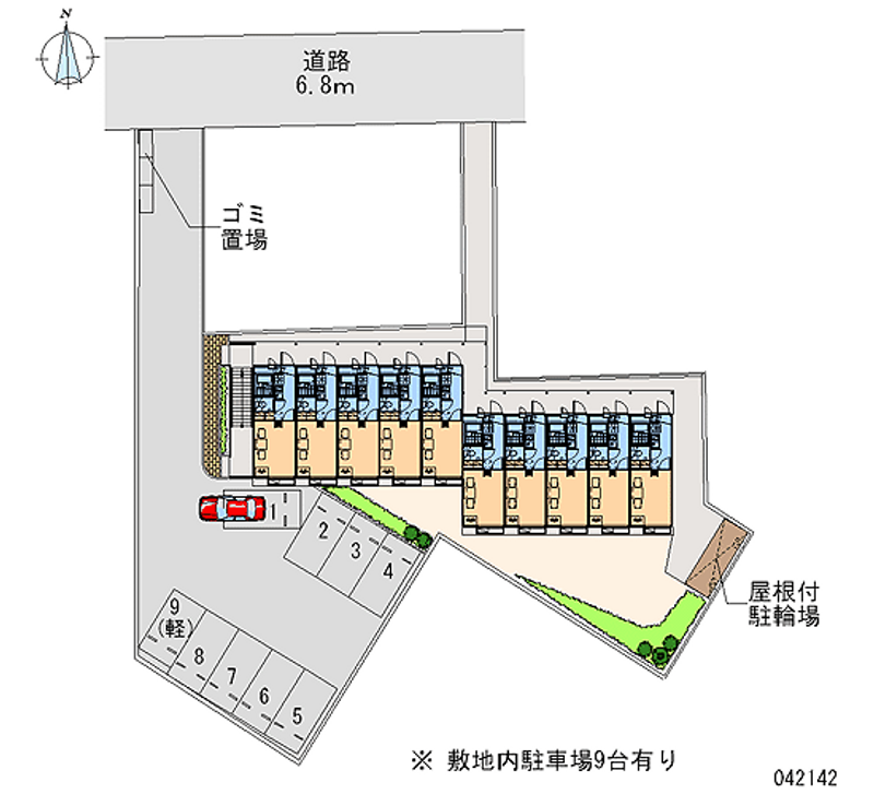 42142 bãi đậu xe hàng tháng