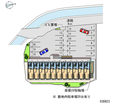 30623 Monthly parking lot