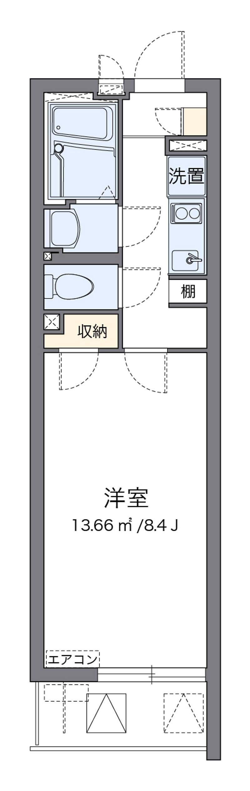 クレイノ楓 間取図