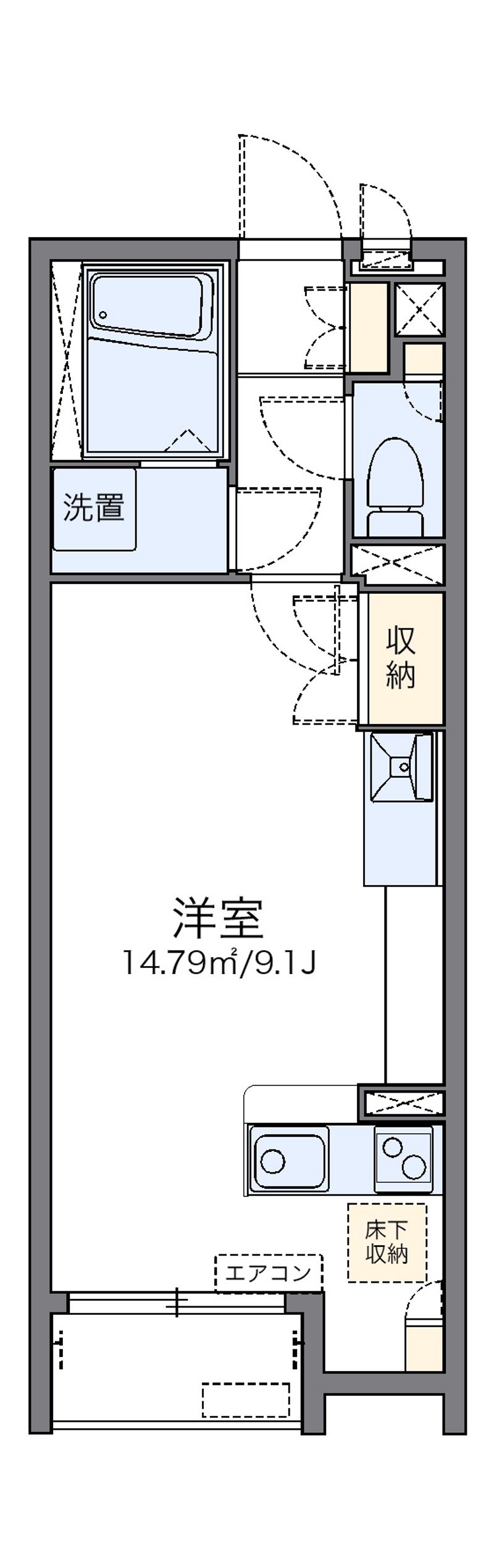 レオネクスト飛鳥 間取図