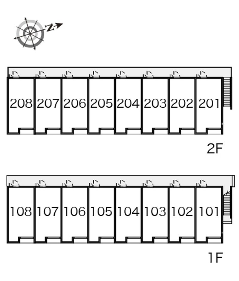 レオネクストオリーブハウス 間取配置図