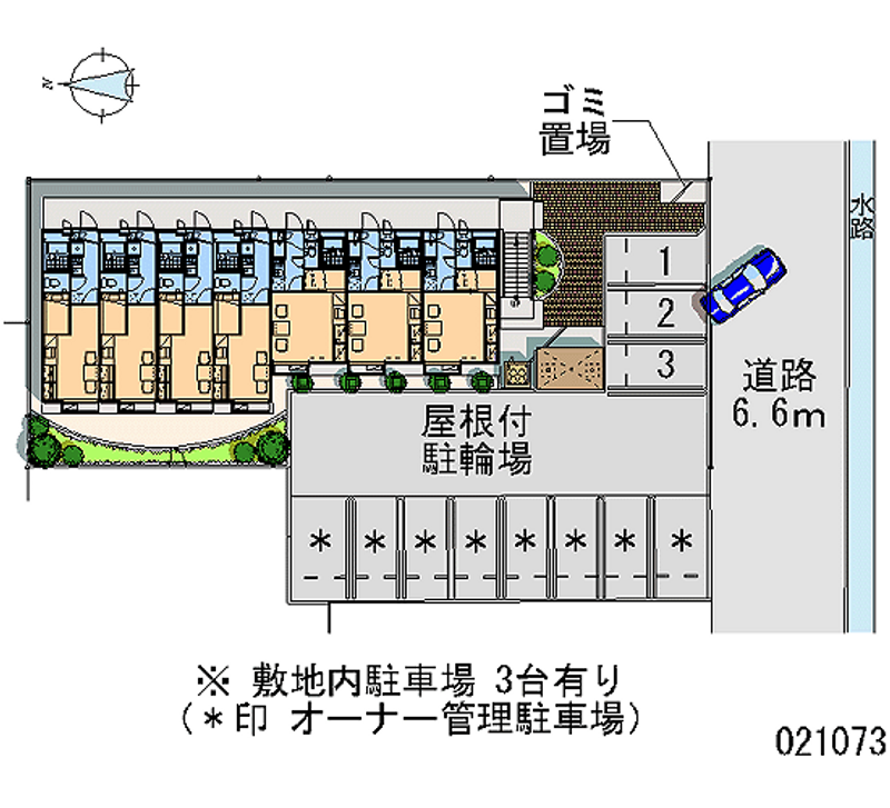 レオパレスオアシス 月極駐車場