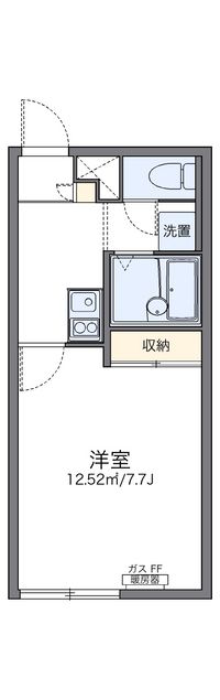 レオパレスアルデバラン 間取り図