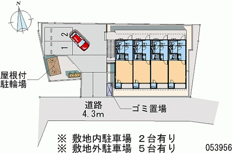 53956月租停車場