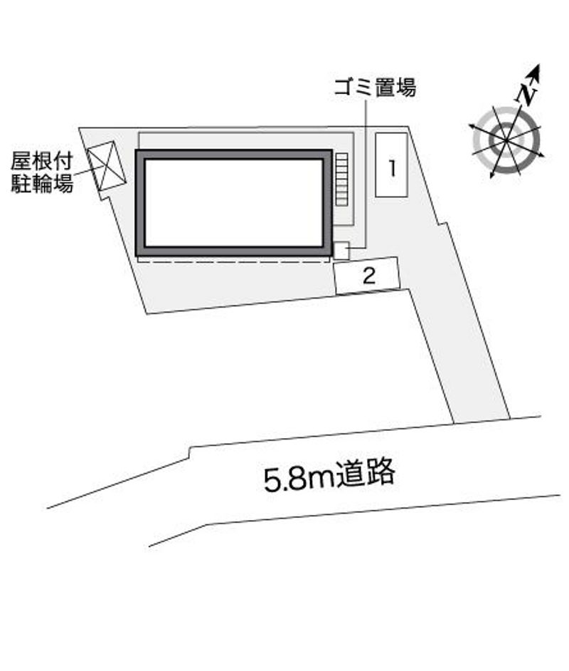 レオパレスニシスズラン 配置図