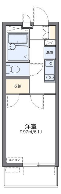 レオパレス元住吉桜下 間取り図