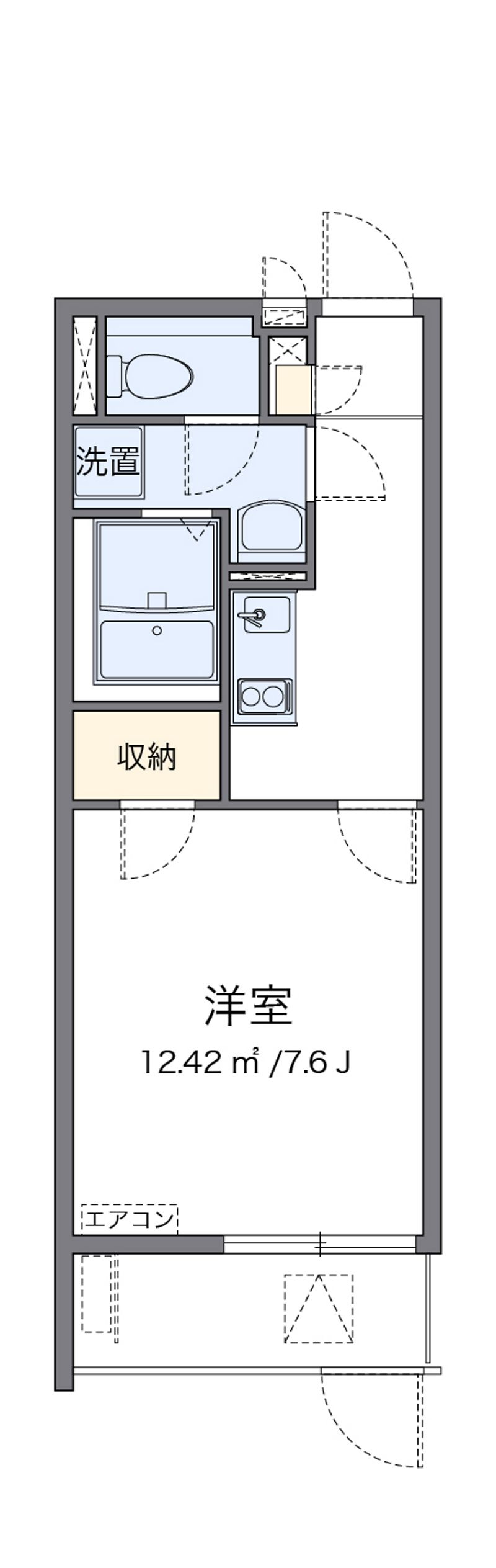 クレイノミオラコート 間取図