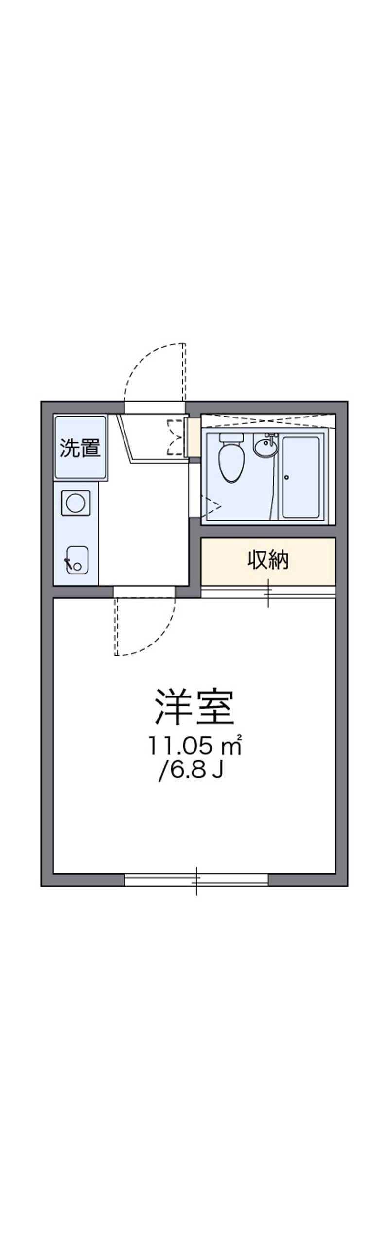 レオパレス松田 間取図