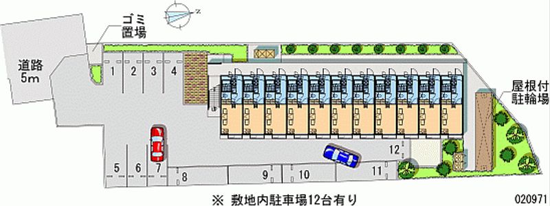 レオパレスエル 月極駐車場