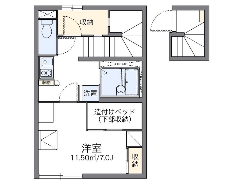 レオパレスＲＩＮＤＥＮ 間取図