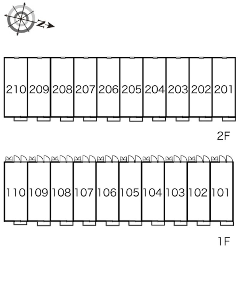 レオパレスグリーンレーベル 間取配置図