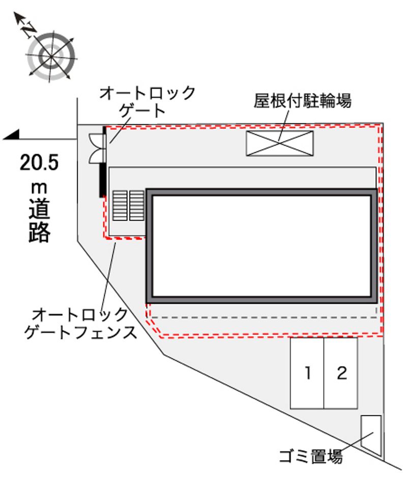 レオパレスアストライア 配置図