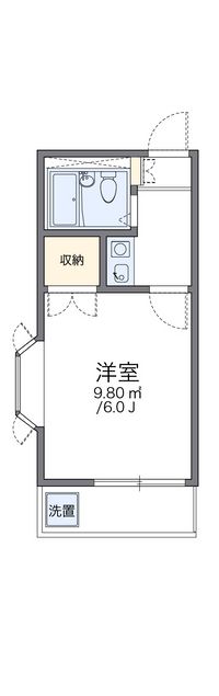 レオパレス東海通第２ 間取り図