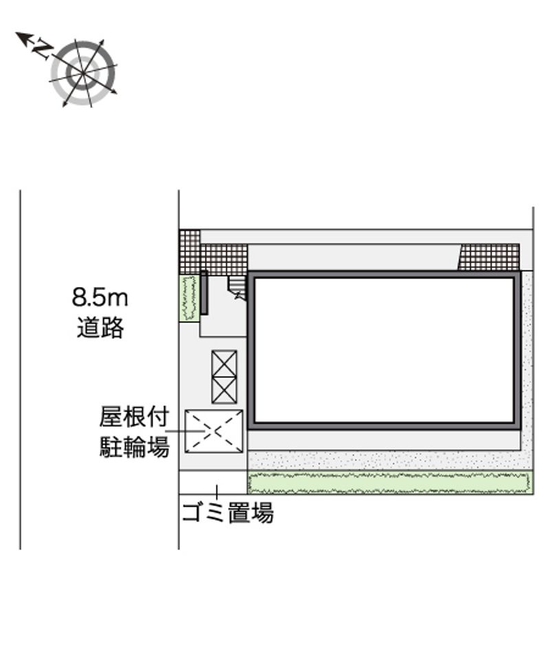 レオパレスピースエム 配置図