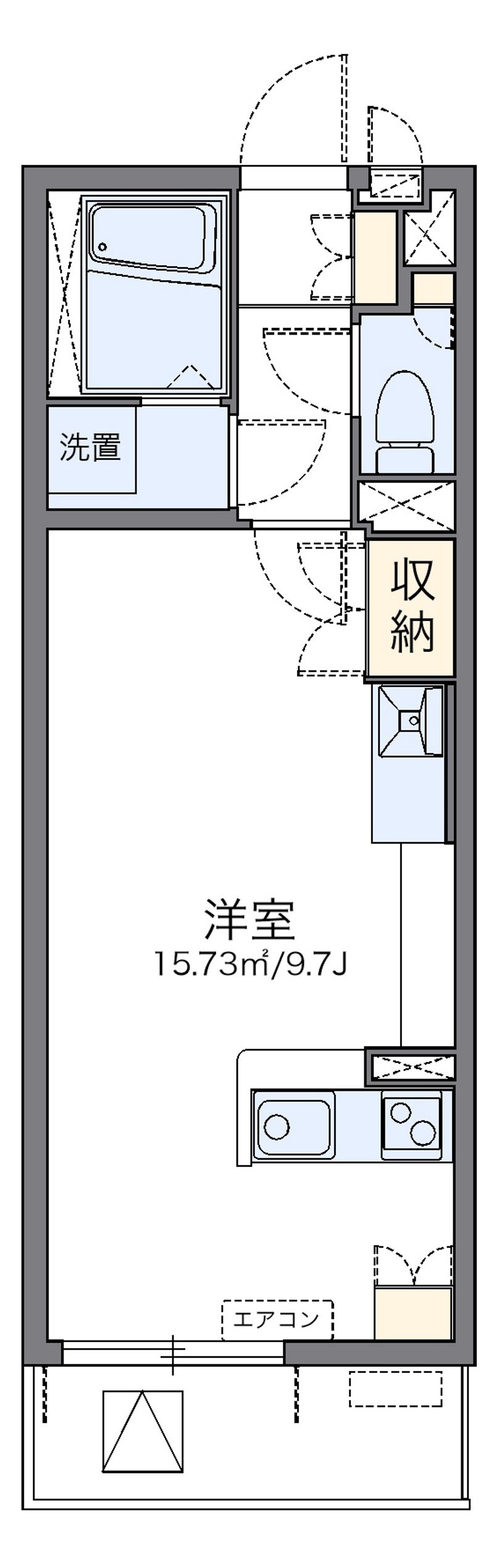 レオネクストＨＯＰＥ　勝富 間取図
