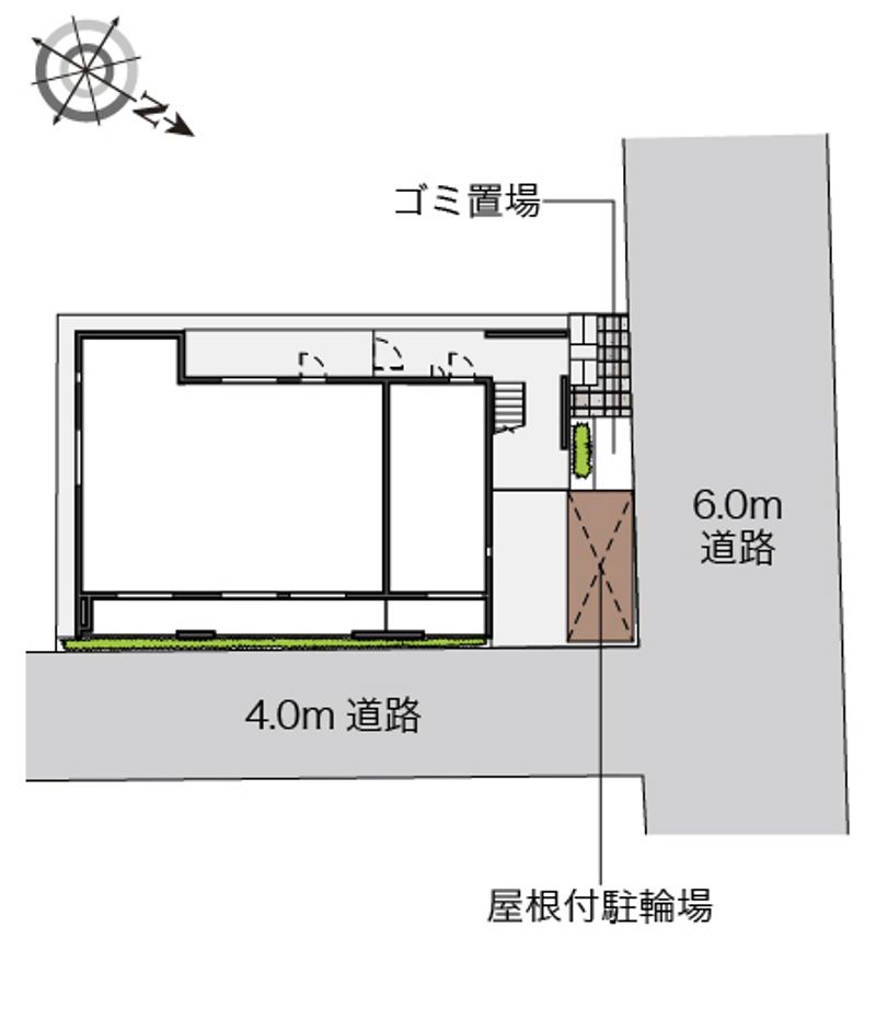 レオネクストグレイスコーポ薩摩 配置図