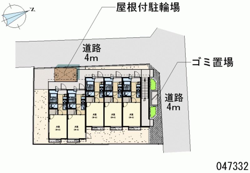 レオパレスコーエイ萩野 区画図