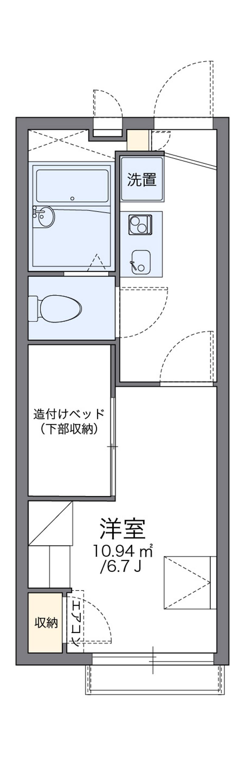 レオパレス神港 間取り