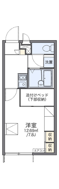 レオパレスグランドヒルズ 間取り図